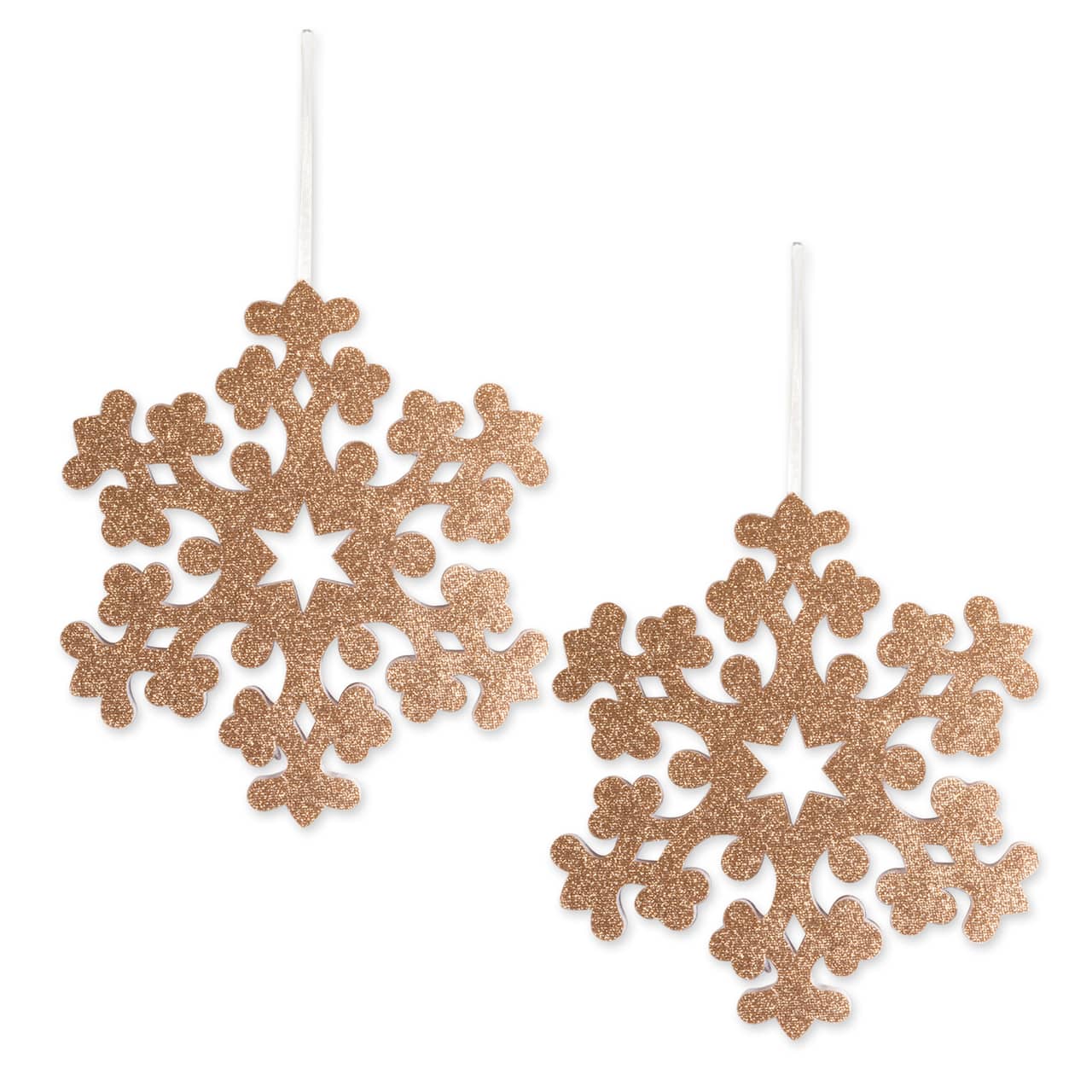 DII&#xAE; Gold Hanging Foam Snowflake Set